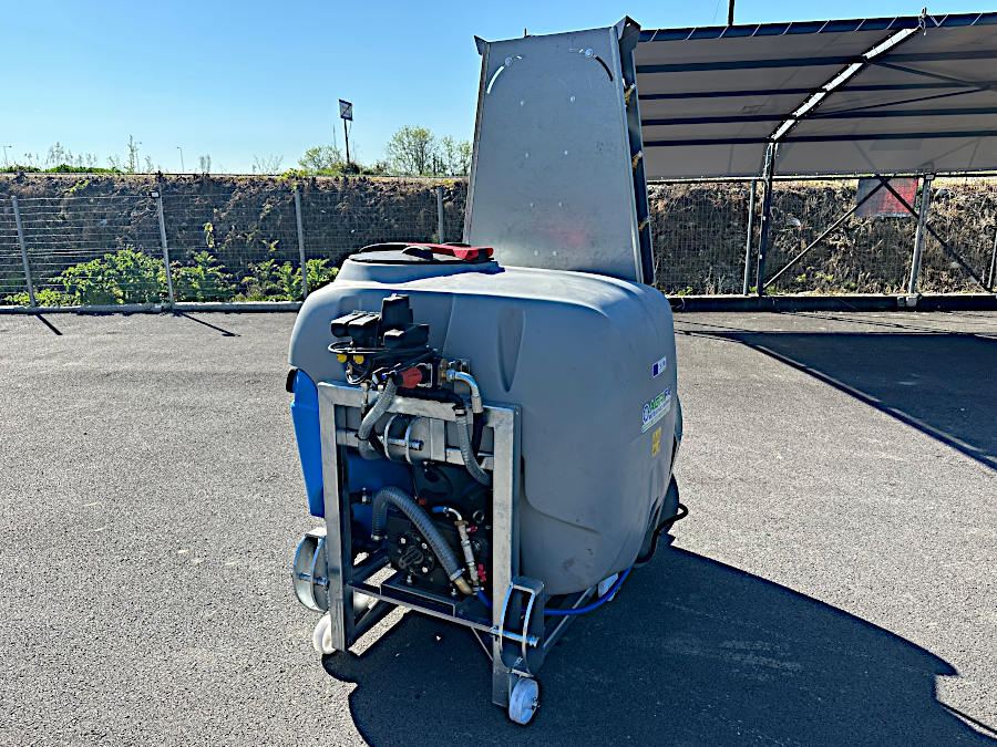 Αναρτώμενη τουρμπίνα ψεκασμού 500l με πύργο αποσπώμενο για παλμέτες και ελεύθερες καλλιέργειες δένδρων